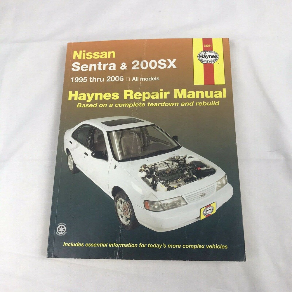 Haynes Repair Manual‎ 72051 Nissan Sentra & 200SX 1995-2006